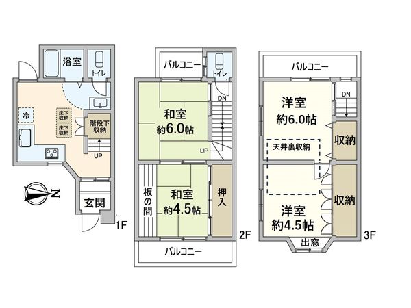 中京区壬生高樋町 間取図(平面図)