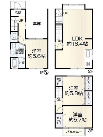 右京区西京極畑田町 間取図(平面図) 右京区西京極畑田町 間取図(平面図)