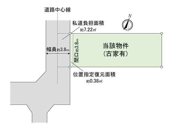 右京区太秦蜂岡町 区画図 右京区太秦蜂岡町 区画図