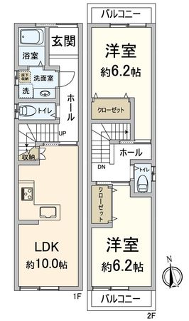 右京区山ノ内瀬戸畑町 間取図(平面図) 右京区山ノ内瀬戸畑町 間取図(平面図)