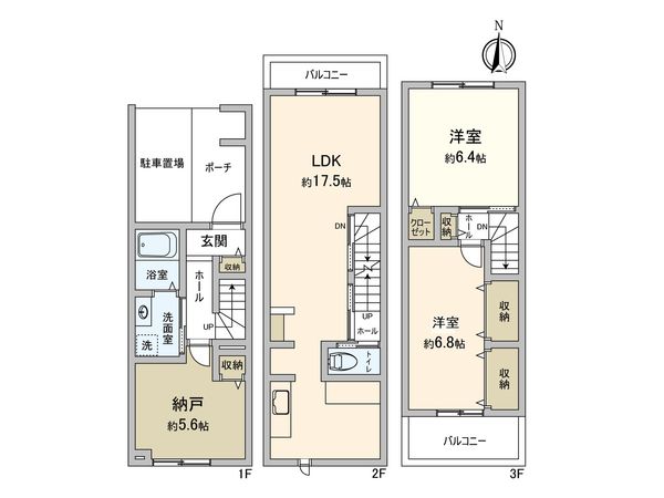 右京区西院西高田町 間取図(平面図)
