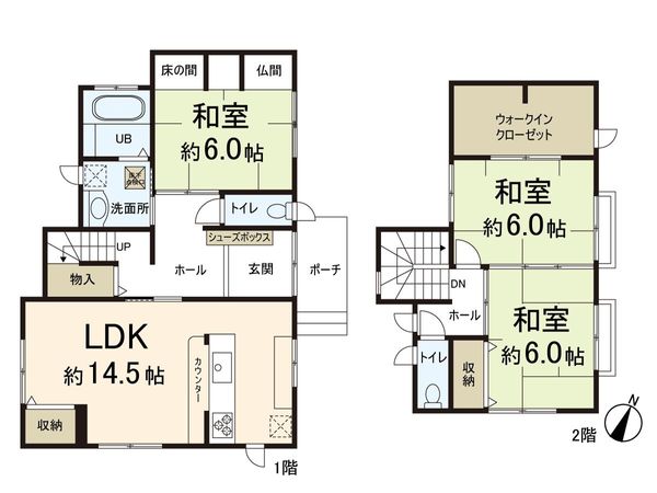 右京区太秦三尾町 間取図(平面図) 右京区太秦三尾町 間取図(平面図)