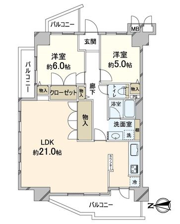 コスモワンダータウン 間取図(平面図) 間取図(平面図)