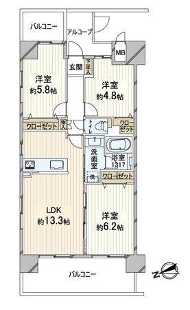 間取図(平面図)