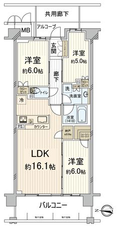 間取図(平面図)