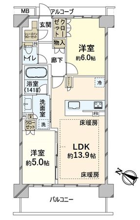 ジェイグラン京都西大路 間取図(平面図) ジェイグラン京都西大路 間取図(平面図)