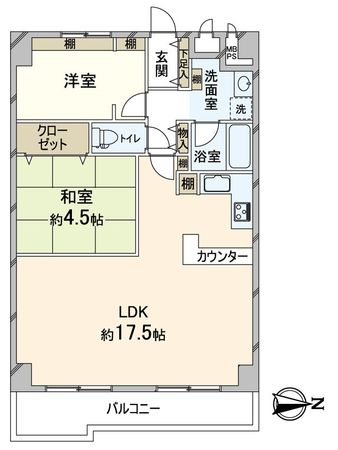 梅津グランドハイツ 間取図(平面図) 間取図(平面図)