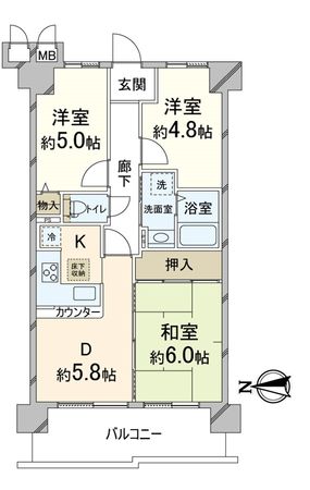 コスモワンダータウン 間取図(平面図) 間取図(平面図)