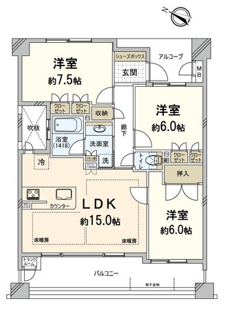 ネバーランド西京極 間取図(平面図) ネバーランド西京極 間取図(平面図)