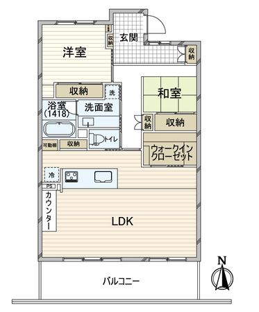 イーグルコートガーデンヒル西京都 間取図(平面図) 間取図(平面図)