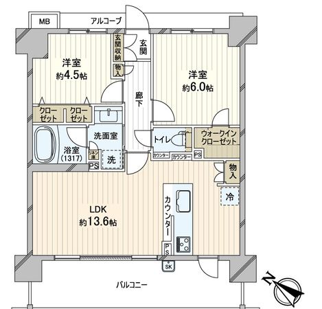 プレサンスロジェ京都西大路 間取図(平面図) 間取図(平面図)