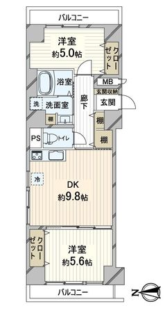 コーポ円座 間取図(平面図) コーポ円座 間取図(平面図)