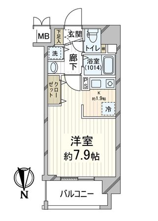 アクロス京都西大路 間取図(平面図) アクロス京都西大路 間取図(平面図)