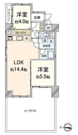 ライトコート嵯峨 間取図(平面図) ライトコート嵯峨 間取図(平面図)