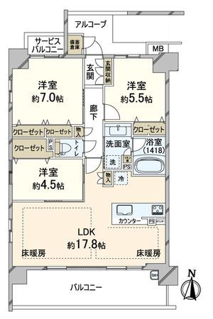 間取図(平面図)