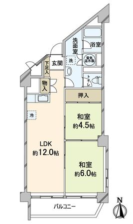 二条プラザ 間取図(平面図) 二条プラザ 間取図(平面図)