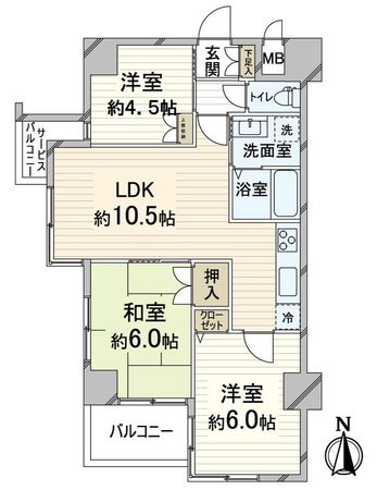 シンフォニー太子道 間取図(平面図) シンフォニー太子道 間取図(平面図)