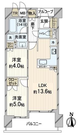 ジオ西大路御池ザ・テラス 間取図(平面図) ジオ西大路御池ザ・テラス 間取図(平面図)