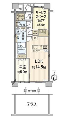 シエリア京都西大路 間取図(平面図) シエリア京都西大路 間取図(平面図)