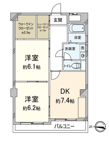 四条グランドハイツ B棟 間取図(平面図) 四条グランドハイツ B棟 間取図(平面図)