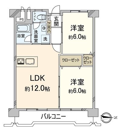 京都四条グランドハイツ 間取図(平面図) 京都四条グランドハイツ 間取図(平面図)