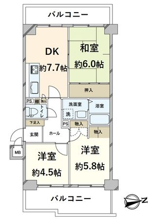 間取図(平面図)