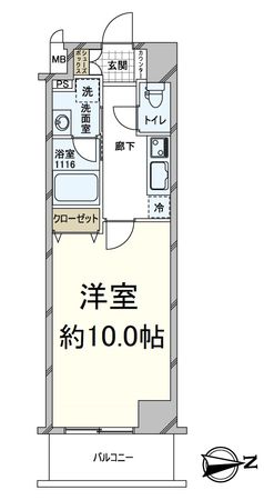 アスヴェル京都西大路御池 間取図(平面図) アスヴェル京都西大路御池 間取図(平面図)