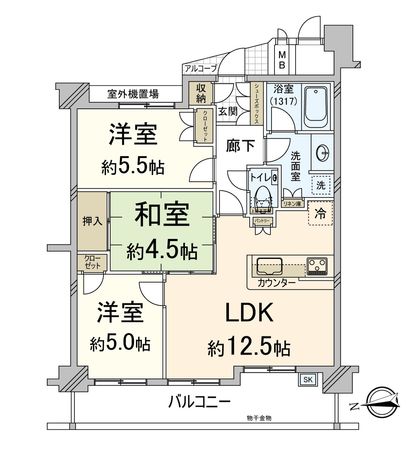 間取図(平面図)