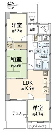 間取図(平面図)
