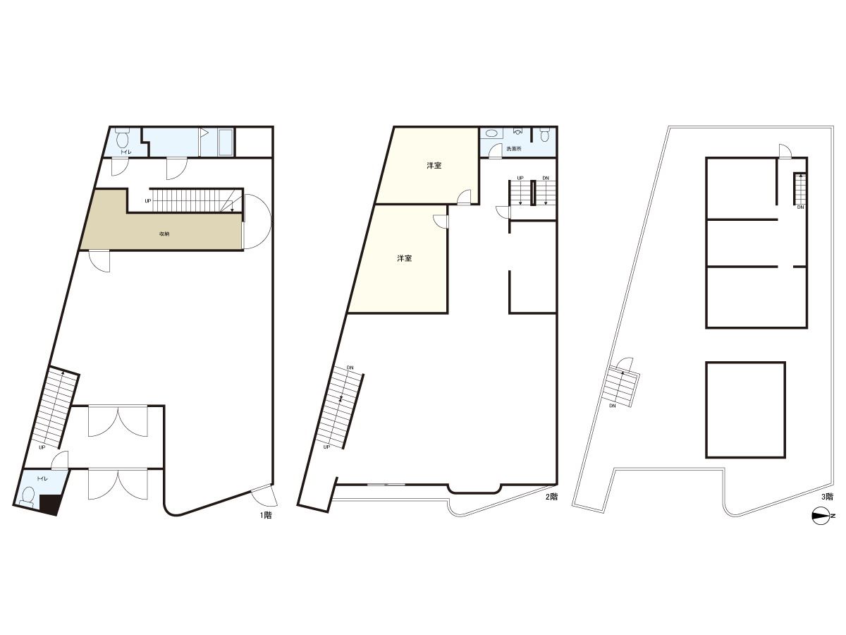 太秦ビル 間取図(平面図) 間取図(平面図)