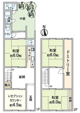 上京区溝前町 間取図(平面図) 上京区溝前町 間取図(平面図)