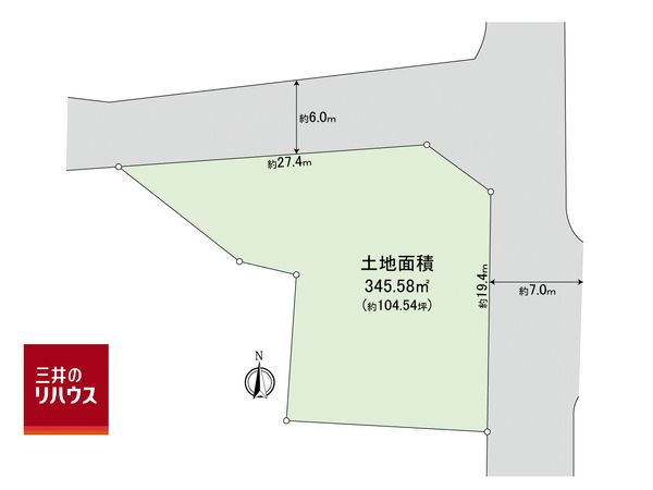 庄内栄町1丁目 土地 区画図 庄内栄町1丁目 土地 区画図