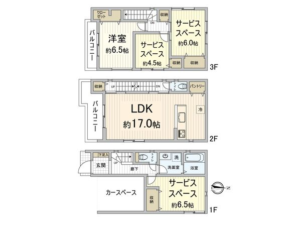 上津島2丁目 新築戸建 間取図(平面図)
