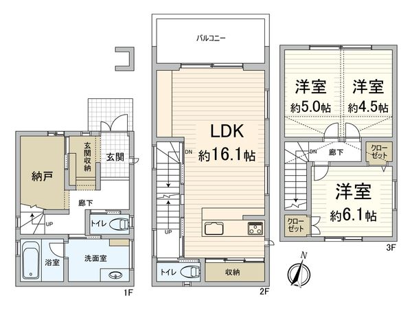 吹田市泉町2丁目 戸建て 間取図(平面図) 吹田市泉町2丁目 戸建て 間取図(平面図)