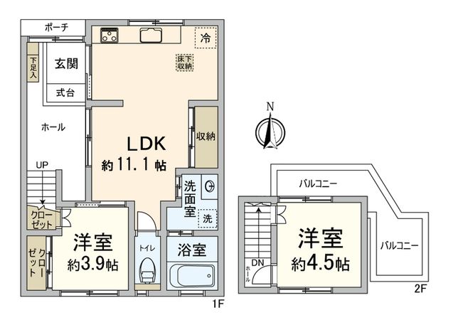 豊南町南2丁目 間取図(平面図) 豊南町南2丁目 間取図(平面図)