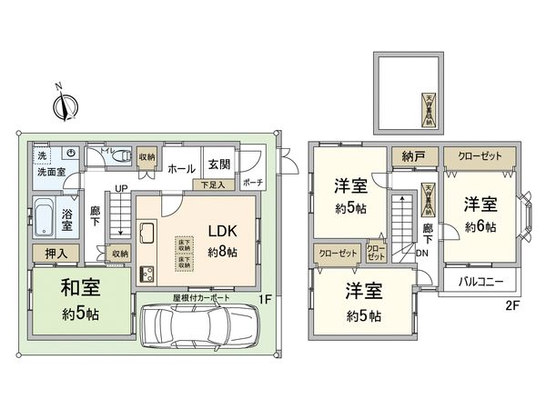 豊中市小曽根1丁目 中古戸建 間取図(平面図)