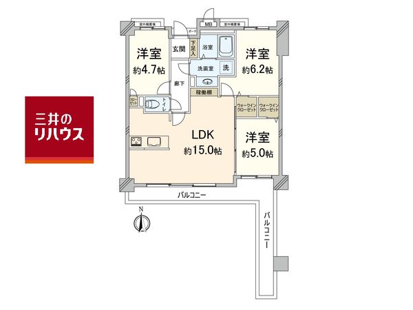 ディオレ江坂 間取図(平面図) 間取図(平面図)