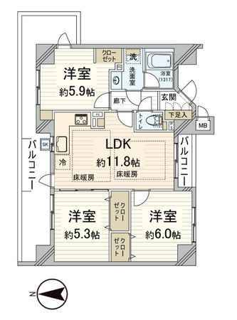 間取図(平面図)