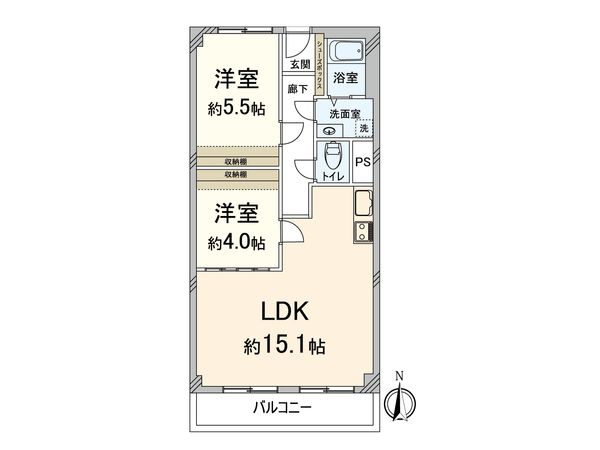 財形吹田ハイツ 間取図(平面図) 間取図(平面図)