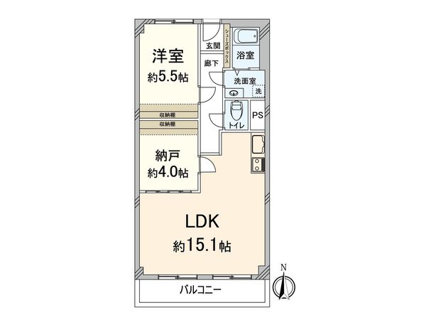 財形吹田ハイツ 間取図(平面図)