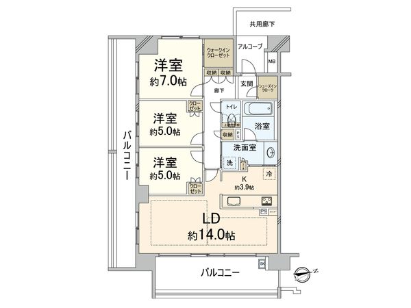 間取図(平面図)