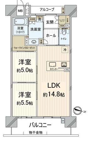 サンフォーリーフタウン桜ノ宮サンミットコート 間取図(平面図) サンフォーリーフタウン桜ノ宮サンミットコート 間取図(平面図)