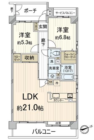 間取図(平面図)