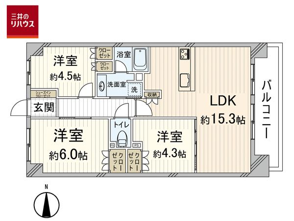 エスリード江坂グランアリーナ 間取図(平面図) エスリード江坂グランアリーナ 間取図(平面図)