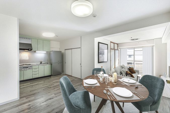 ユニライフ江坂 リビング