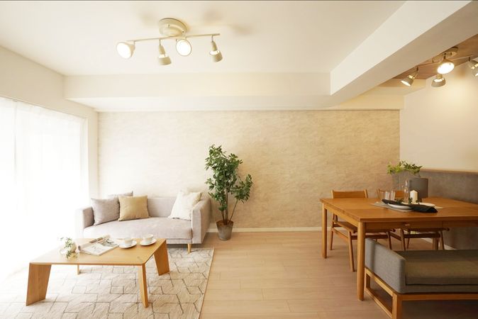 緑地公園パークハイツ 6号棟 リビング