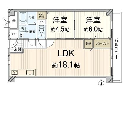 ファミリーコーポ江坂 間取図(平面図)
