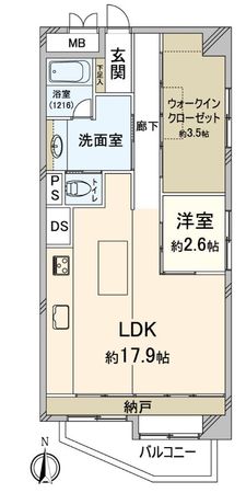 ライオンズマンション第2江坂 間取図(平面図) 間取図(平面図)