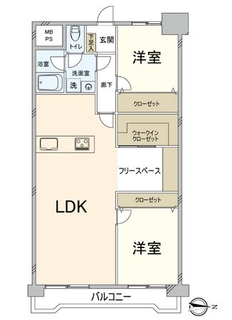 プライムハイツ新大阪 間取図(平面図)