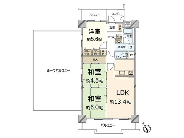 ユニライフ北大阪 2号棟 間取図(平面図) ユニライフ北大阪 2号棟 間取図(平面図)